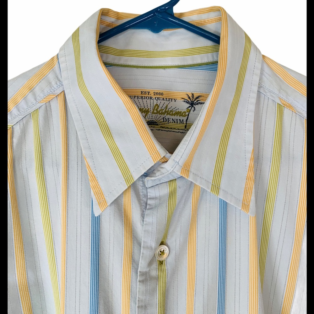 Tommy Bahama DENIM Men’s XL Long Sleeve Shirt - Picture 3 of 12